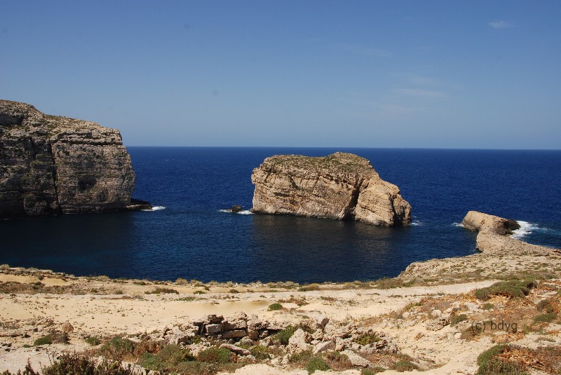 Wickie und die starken Männer Malta Gozo Fungus Rock Dwejra Bay Film Location Filmlocation Drehort